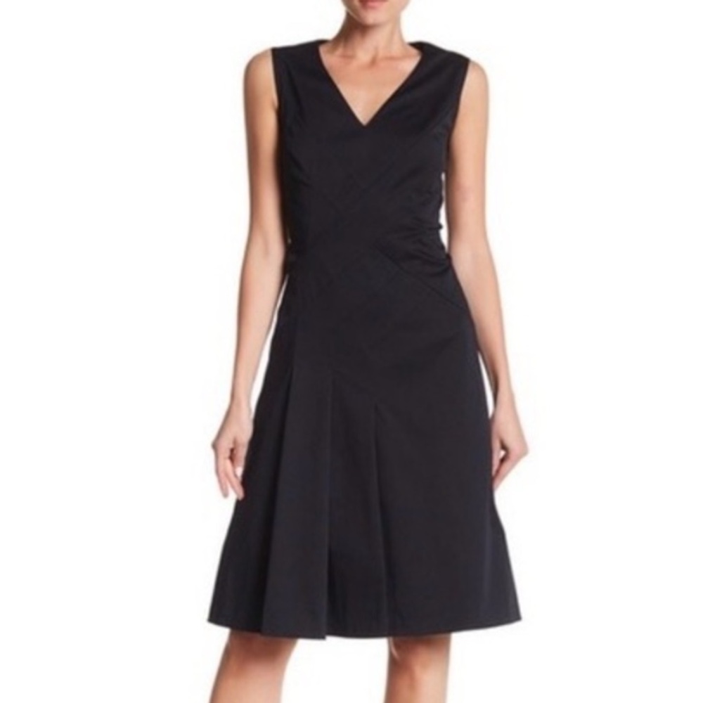 Lafayette 148 NY • Emery Pleated Dress black size 12
